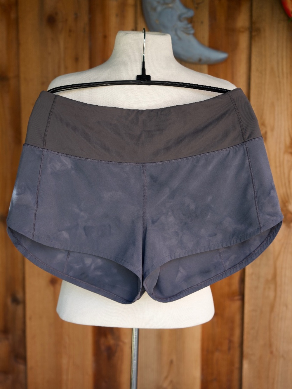 Lululemon Speed Up Short High-Rise Lined 2.5'' In Grey Tye Dye Woman's 8